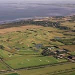 Golfplatz des Golfclubs auf Sylt (Luftaufnahme)